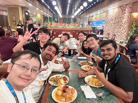 Dinner with the group
